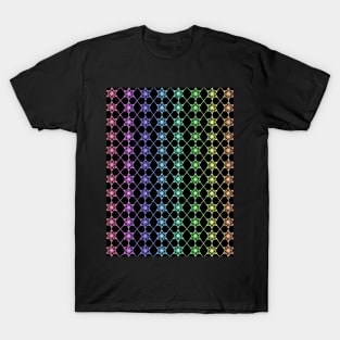 Rainbow Stars Geometric T-Shirt